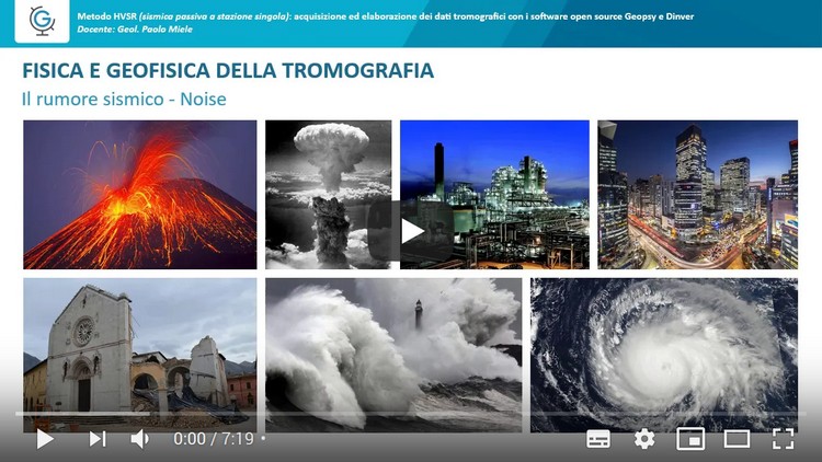 Metodo HVSR: acquisizione ed elaborazione dei dati tromografici con i software open source Geopsy e Dinver (Lezione 2)