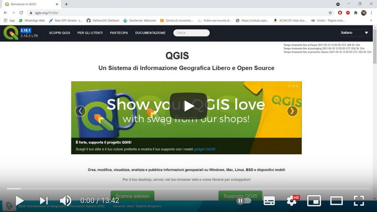 QGIS: introduzione ai Geographic Information System (GIS) (Lez.1)