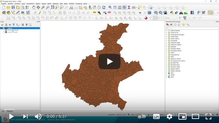 QGIS: produzione e gestione dei geodati (Lez.2)