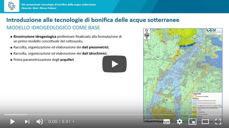 Siti contaminati: tecnologie di bonifica delle acque sotterranee (Lezione 2)