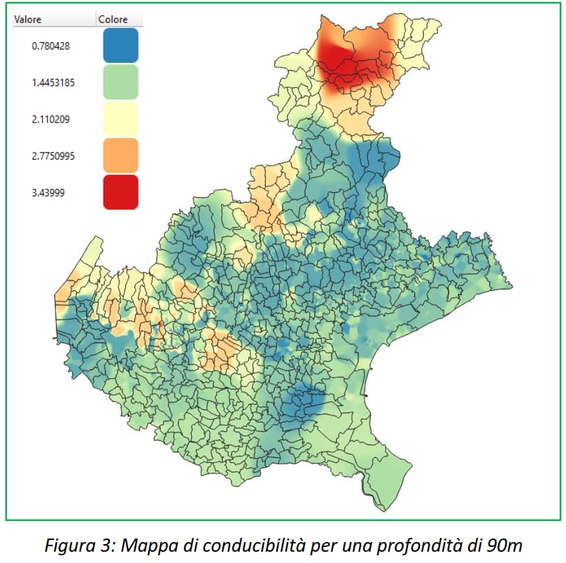 Un algoritmo per lo sfruttamento dell’energia geotermica a bassa entalpia nella regione del Veneto