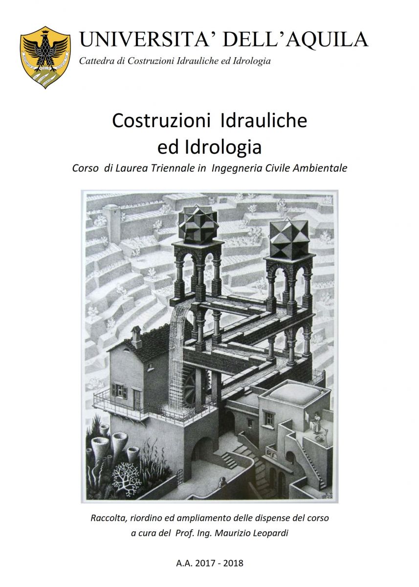 Dispense del corso di Laurea "Costruzioni Idrauliche ed Idrologia" Università dell’Aquila