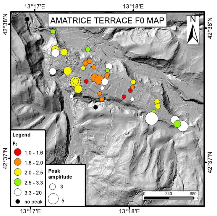 Local site effects estimation at Amatrice (Central Italy) through seismological methods